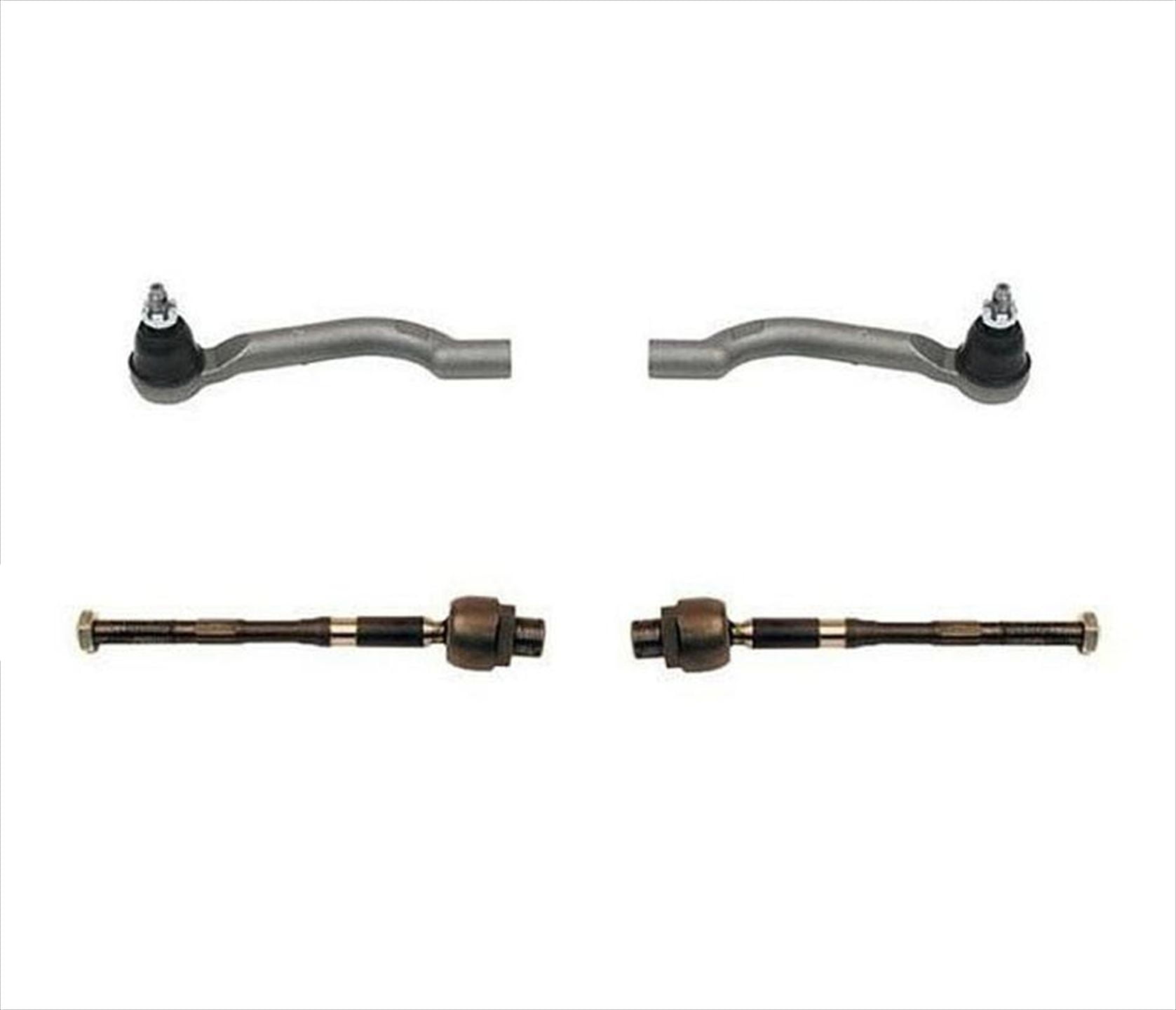 Inner and Outer Tie Rod Ends Will Fit Nissan Rogue 0813 4pcs Kit