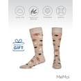 thumbnail image 6 of MeMoi Men's I'd Like S'mores Please Bamboo Blend Crew Sock - Mens - Male, 10-13, Khaki Heather, 6 of 9