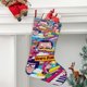 thumbnail image 2 of Hamburguesas de Bob Tema: Calcetines de Navidad, fino lino blanco para colgar en escaleras y chimenea, decoración navideña para el hogar, regalo de Navidad.54cm×38cm, 2 of 5