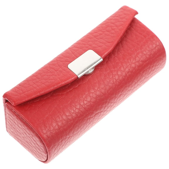 ULTNICE  Lipstick Case for Women Leather Holder Purse Lipsticks Travel Miss