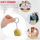 thumbnail image 4 of 2pcs Celuca de casco estrella Costilla creativa Key Ring Único para accesorios de mochila Decoración de motocicletas para amigos y familiares, 4 of 6