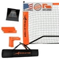 thumbnail image 1 of Portable Pickleball Net System for Indoor and Outdoor | 22ft Long Full Regulation Size Full Pickle Ball Net | includes Floor Markers and Carry Bag | Create full Portable Pickleball Court, 1 of 4