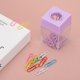 thumbnail image 5 of Soporte de clip de papel magnético Uxcell, 3 piezas organizador de clips de papel de gran capacidad para escritorio, multicolor, 5 of 6