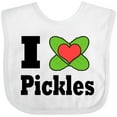 thumbnail image 3 of Inktastic I heart pickles Boys or Girls Baby Bib, 3 of 4