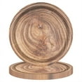 thumbnail image 1 of Wood Grain Paper Plates Theme Birthday Decoration Party Disposable Tableware Paper Napkins Cups Plates Tablecloths Straw Kitchen Color 1 9 inches, 1 of 6