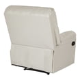 thumbnail image 4 of Kensington Faux Leather Recliner, Cream, 4 of 8
