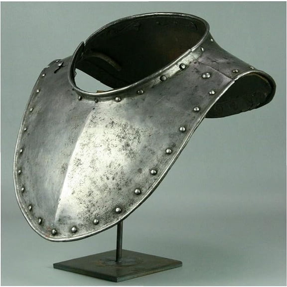 Medieval Antique Gorget Knight Greek Gothic Steel Plate Armor Neck Safty Guard