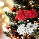 thumbnail image 4 of Flores navideñas falsas Inteprter 6 uds. ABS Decoración del hogar blanco, 4 of 6