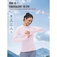 thumbnail image 6 of TRYSIL Women's Athletic Jackets Sun Protection Lightweight Full-Zip Long Sleeve Outdoor Running UPF 50+ Sun Workout Shirts,Size(XS-4XL), 6 of 9