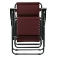 thumbnail image 5 of Caravan Sports Zero Gravity Chair, Burgundy, 5 of 11