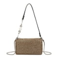 thumbnail image 1 of Bolso de mano para mujer con diseño de diamantes de imitación de moda de Pearl King Water, bolso de mano para debajo del brazo con diseño de diamantes brillantes de verano, 1 of 5