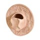 thumbnail image 4 of Jarrón con forma de sombrero de vaquero, adorno de cerámica, maceta duradera con temática del Oeste. Rosa, 4 of 9