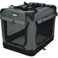 thumbnail image 2 of EliteField 4-Door Folding Soft Dog Crate with Curtains, Carrying Bag and Fleece Bed (2 Year Warranty), Indoor & Outdoor Pet Home, 2 of 9