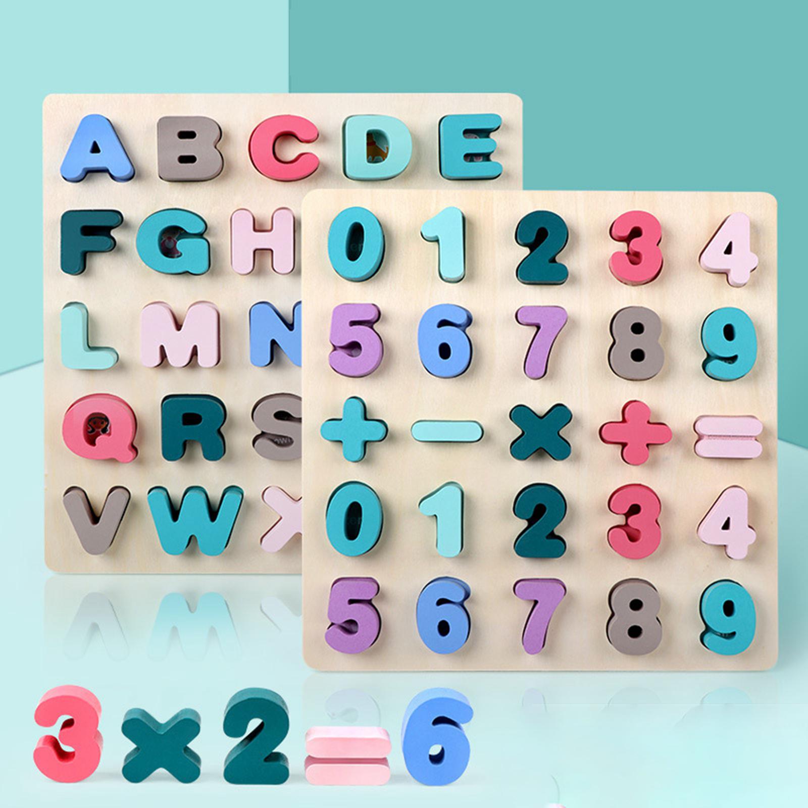 Rushawy Montessori Blocks Puzzle Early Education Toys for
