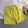 thumbnail image 2 of Ruyang Boys Solid Causal Athletic Shorts with Drawstring Summer Pull On Jogger Shorts Elastic Waist Baggy Daily Bottoms, 2 of 4