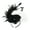 Black, variant on Fascinators Derby Hats for Women Wedding Pillbox Tea Headband Clips Birdcage Veil