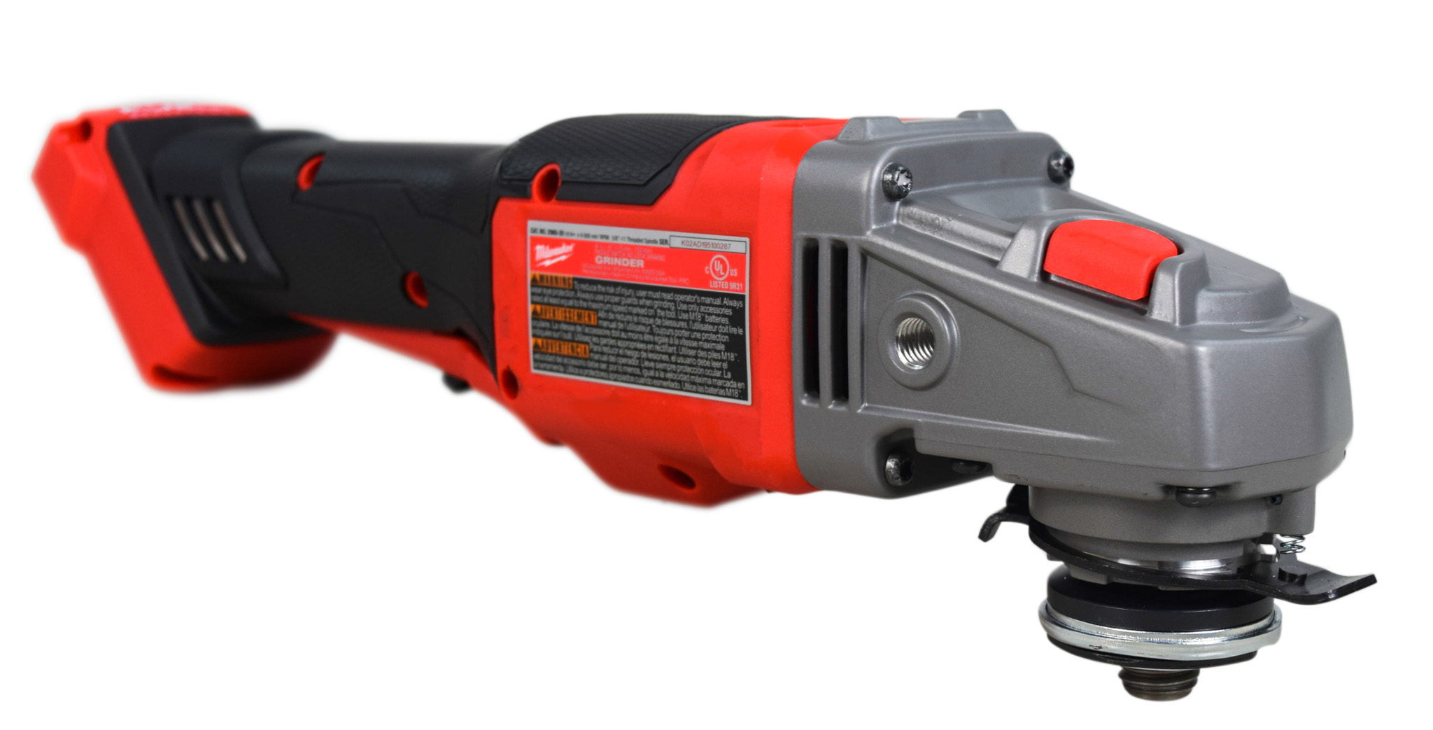 Milwaukee 2980-20 M18 Fuel 18 Volt Inch Paddle Switch Grinder (Bare Tool) 