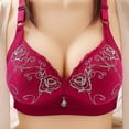 thumbnail image 2 of IROINNID Women's Push-Up Bras Solid Full Coverage Comfortable Lace Sexy Breathable Underwear No Rims Underwear, 2 of 3