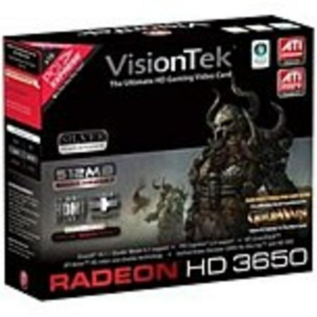 Ddr2 Pci Express Dvi Tv - Refurbished VisionTek 900232 ATI Radeon HD 3650 Video Card - 512 MB GDDR2 - PCI Express 2.0 x16 - DVI, HDTV