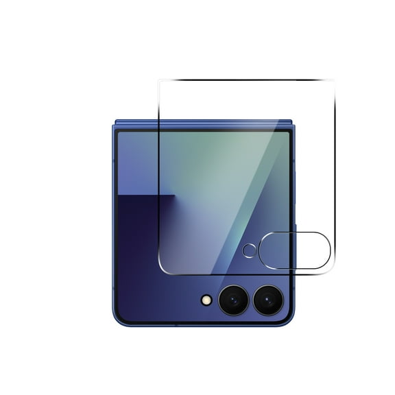 1 Pack Dteck for Samsung Galaxy Z Flip 7 Front Screen Protector,HD Clear Full Cover Tempered Glass Screen Protector for Galaxy Z Flip7 Anti Scratch Bubble Free