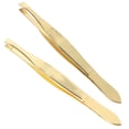 thumbnail image 3 of Miangastore 2Pcs Creative Diagonal Brow Clip Beauty Eyebrow Tweezer Eye Hair Removal Tool, 3 of 8