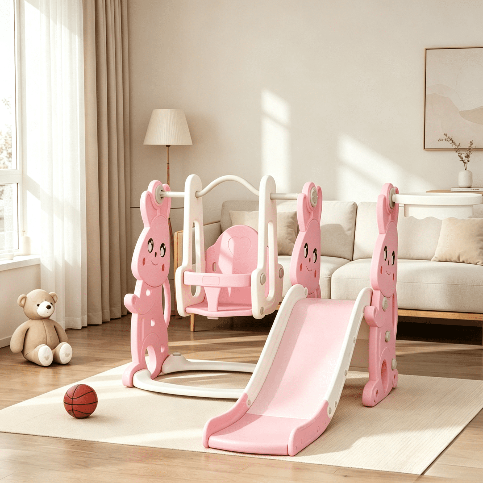 Slide and Swing Set