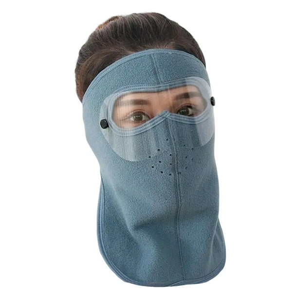Máscara de invierno a prueba de viento para clima frío, con forro polar térmico, ideal para esquí, ciclismo y motociclismo al aire libre