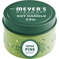 thumbnail image 2 of PYAN-MRS. MEYER'S CLEAN DAY Soy Tin Candle, 12 Hour Burn Time, Made with Soy Wax and Essential Oils, Iowa Pine, 2.9 oz, 2 of 3