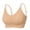 Khaki, variant on MEICHEN Jelly Bras for Women Plus Size Wireless Bra Deep V Full Supportive Older Back Coverage Bralette Summer Fall Fashion Essentials Clothes