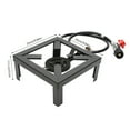 thumbnail image 2 of Miumaeov 0-20Psi Portable Single Burner Gas Stove Propane Cooker Outdoor Cooking Camping Stand BBQ Grill w/ Hose, 2 of 18