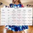 thumbnail image 3 of Odeerbi Niñas Día de La Independencia A-Línea Vestido Acampanado Verano Patriótico Estrella Raya Cuello Redondo Vestido Casual Con Bolsillos, 3 of 8
