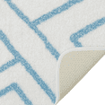 thumbnail image 3 of Soft&Cuddly 2pc Modern Blue Bath Mat Set | Soft Bathroom Rug | Non-Slip, Ultra-Absorbent, Quick-Dry & Machine Washable | Stylish Decorative Shower Mat, 3 of 6