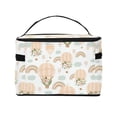 thumbnail image 3 of Yiaed Air Balloon and Flower Print Makeup Bag Travel Cosmetic Bags for Women Girls Zipper Pouch Makeup Organizer, 3 of 4