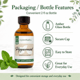 thumbnail image 6 of Peppermint Essential Oil - 2 fl oz (59 ml) Glass Bottle w/ Cap - 100% Pure Essential Oil by GreenHealth, 6 of 8