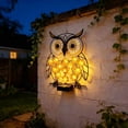 thumbnail image 2 of Metal Owl Solar Lights Outdoor Decor, Gardens Light, Garden Decorative Stake, Whimsical Gardening Gifts for Women Mom, Outdoor Lights for Yard Patio Decor, 2 of 8