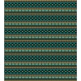 thumbnail image 3 of Ambesonne Teal Stripe Duvet Cover Sets, Ethnic Aztec Inspired, 2-King, Multicolor and Teal, 3 of 3