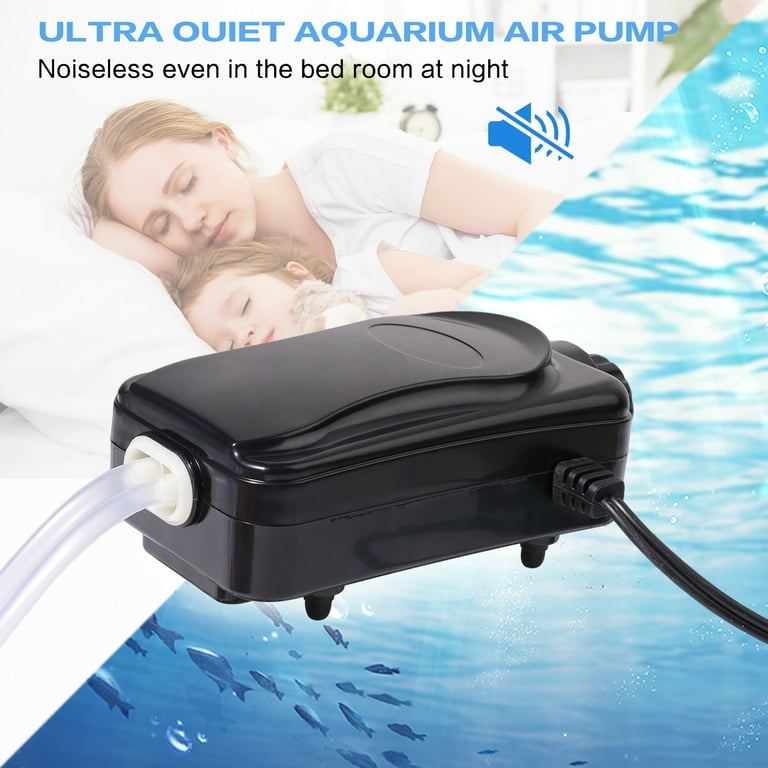 VNEKVA Dual Outlet Aquarium Air Pump with Accessories photo 6