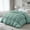 Green, variant on KAKABELL Premium Goose Feather & Down Comforter Twin Size,Pinch Pleat Duvet Insert with 3D-Baffle Box Design ,100% Cotton Cover,Equipped with 8 Corner Tabs 68" x 90"