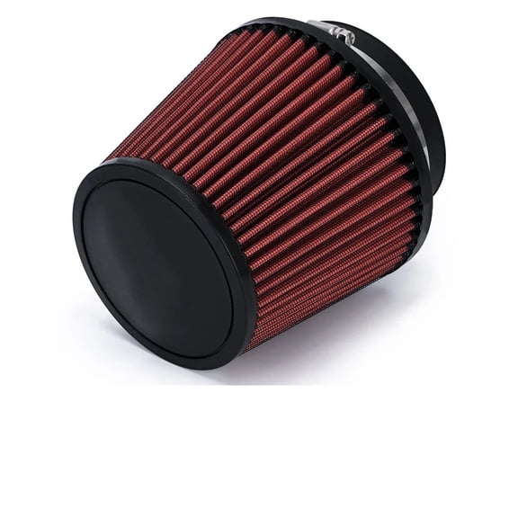 4" 100mm Universal Car Flow Cold Air Intake Air Filter Power Intake Air Inlet System Mushroom Head Air Cleaner Red