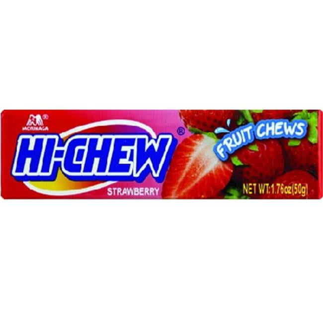 Morinaga Hi-Chew Strawberry Fruit Chews, 1.76 oz