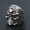 8, variant on Angel Wings Red CZ Skull Ring Stainless Steel Gothic Skull Men's Biker Punk Ring-8