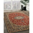thumbnail image 2 of Ahgly Company Indoor Rectangle Traditional Saffron Red Medallion Area Rugs, 2' x 3', 2 of 6