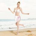 thumbnail image 5 of Geaub Flamingo Women's Short Wrap Skirt, Beach Sun Protection Shawl, Swimsuit Bra, Swimwear Tunic, 5 of 7