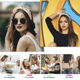 thumbnail image 5 of Bandas para la cabeza para mujer: diadema de perlas anudadas, accesorios para el cabello, diademas para niñas, diadema antideslizante a la moda, linda diadema con nudo superior, regalo para mujeres, 5 of 5