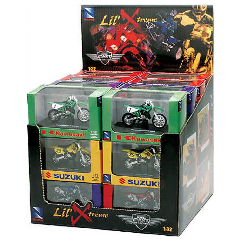 New Ray Toys 1:32 Die-Cast ATV & Dirt Bike Set, 24 Pieces, Honda