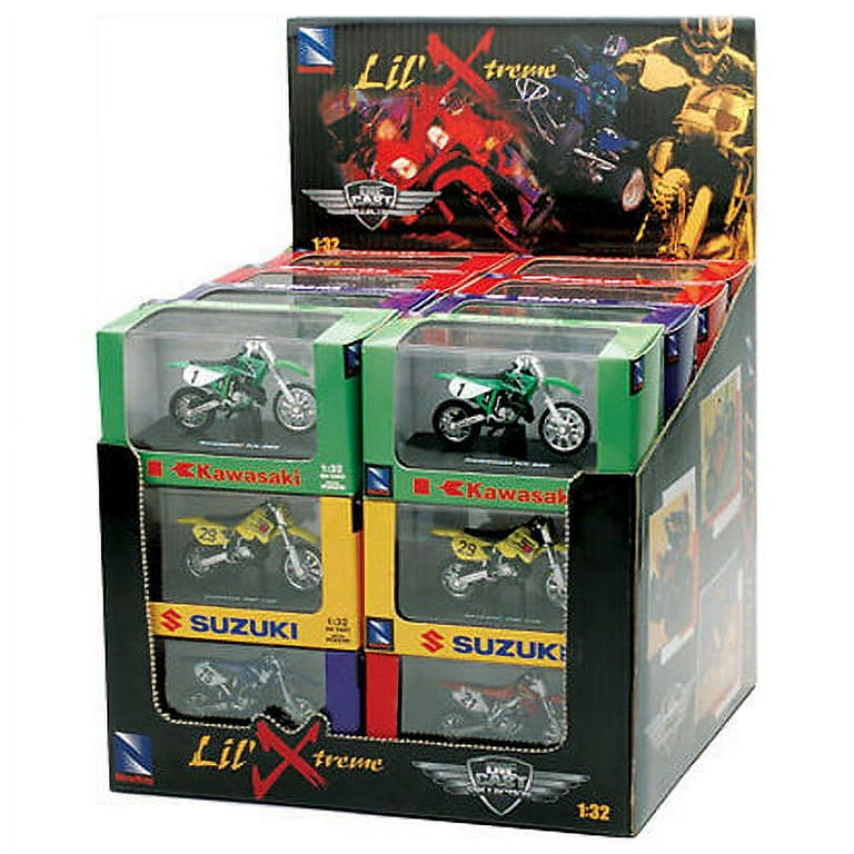 New Ray Toys 1:32 Die-Cast ATV & Dirt Bike Set, 24 Pieces, Honda