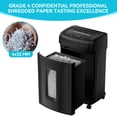 thumbnail image 4 of Large Commercial Heavy Duty 22-Sheet Paper Shredder, P-4 Security Ultra Quiet Shredder with 9.24 Gal Pull-Out Bin for Home Office, 4 of 9