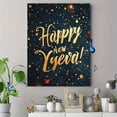 thumbnail image 4 of Qisvanset 12x16 Inch Happy New Year Canvas Wall Art, Holiday Theme Art Decor for New Year Eve Home Decoration, 4 of 8