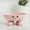 Pink 5O1, variant on Staron Ceramic Self-Draining Soap Dish, Leaf-Shape Bathroom Bar Soap Holder, White Soap Saver