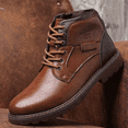 thumbnail image 2 of Botas de hombre, botas Martin, botas cortas informales con cremallera de talla grande, zapatos de hombre, zapatos de otoño e invierno de caña alta, estilo retro, 2 of 6